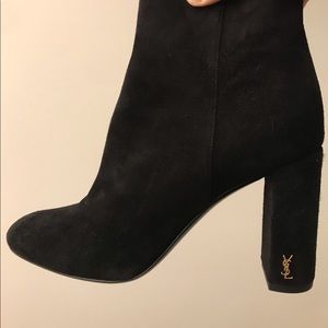 Yves Saint Laurent uncle suede boots 38 1/2